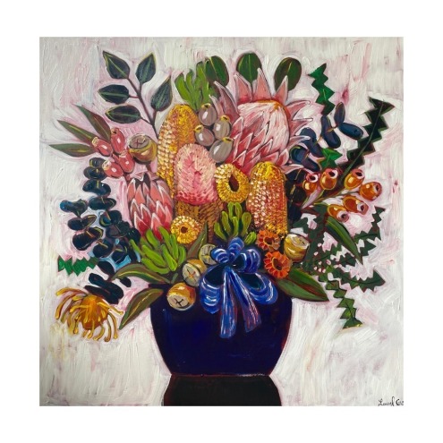 @LUCYCARART Navy Blue Vase