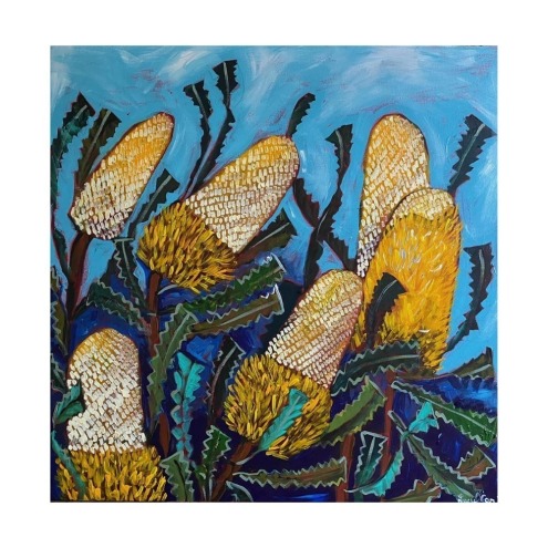 @LUCYCARART Yellow Banksias