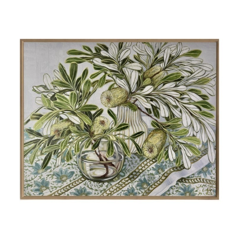 ALICIA CORNWELL Coastal Banksia in Glass