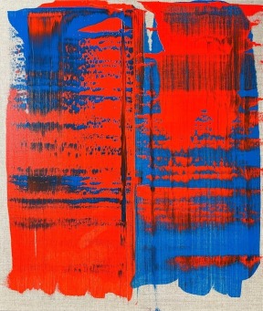 JOSH FARTCH Red and Blue 4681 - 3