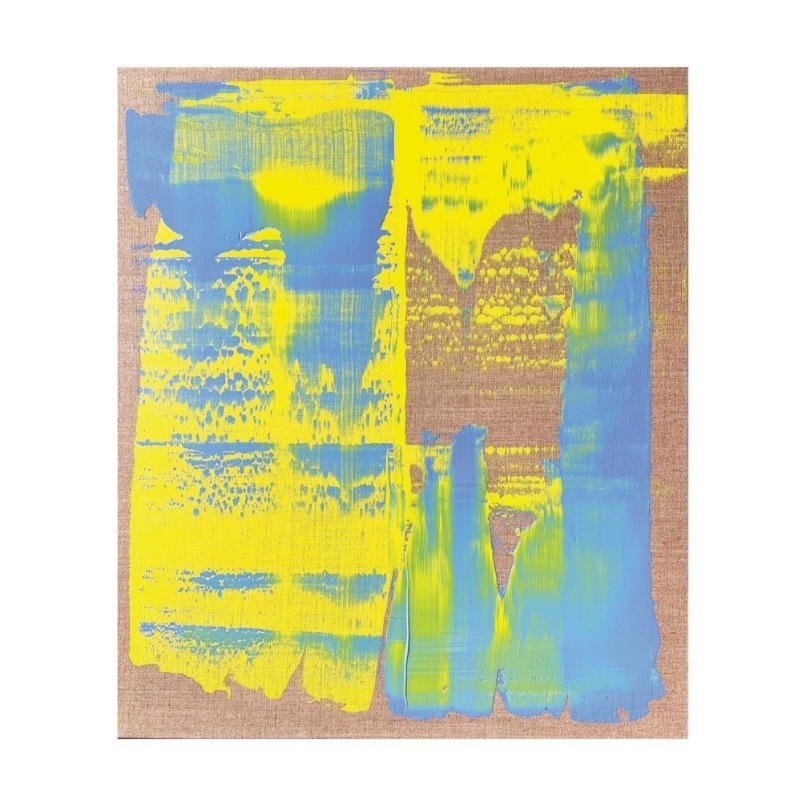 JOSH FARTCH Yellow and light Blue 4681