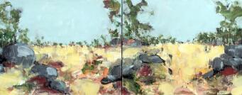 JOHN GRAHAM Summer Landscape - Diptych - 3