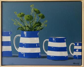 JODY RIGBY Homage to Cornishware - 3