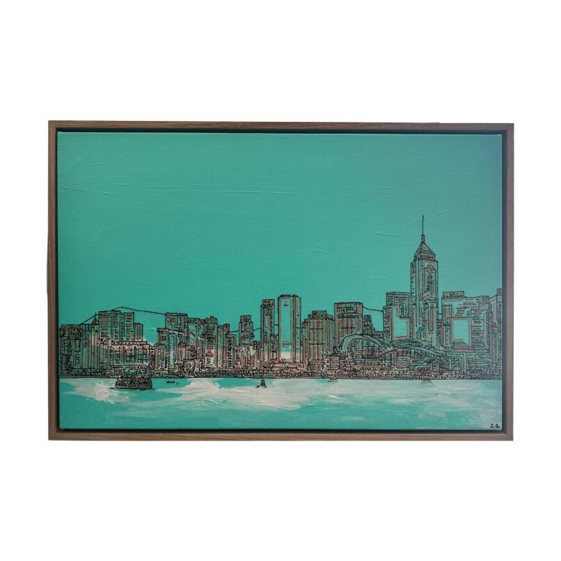 SEBNEM GENCER City Pulse in Waterlight