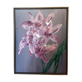 MIRIAM WELLS Cymbidium (framed in oak)