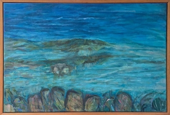 SHAHROUD GHAHANI Lake Bled, framed in Tasmanian Oak - 3