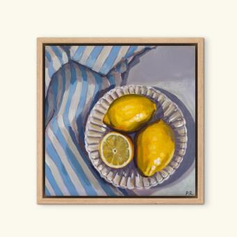 PIA REYNOLDS Lemons and striped cloth - 4