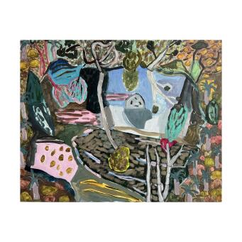 LYNNE FLEMONS Wombat Pool, Birds Eye View