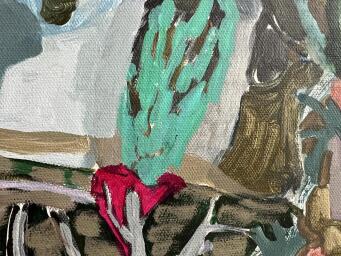 LYNNE FLEMONS Wombat Pool, Birds Eye View - 4