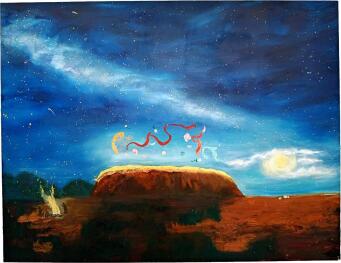 CAROL BARROSO Uluru at night - 3