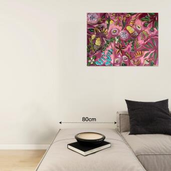 @LUCYCARART Magenta Floral - 2