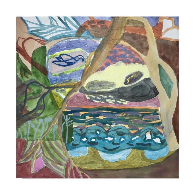 LYNNE FLEMONS Sea with bird in flight
