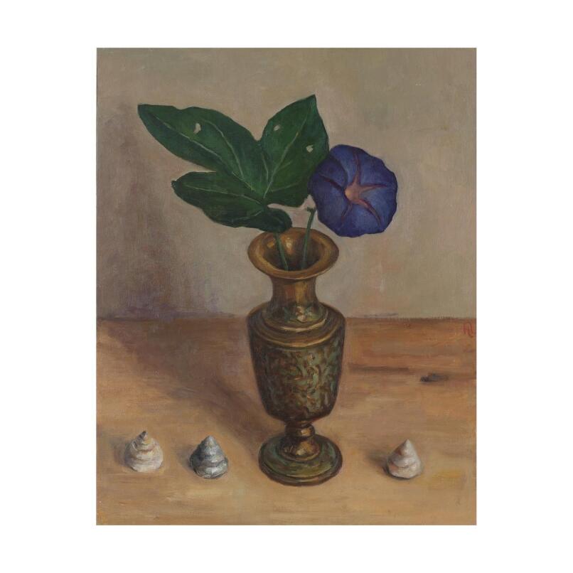 NATALIE LAPARDIN Three Shells and a Vase