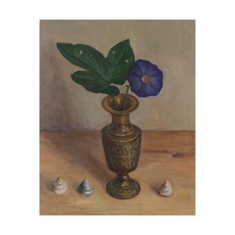 NATALIE LAPARDIN Three Shells and a Vase