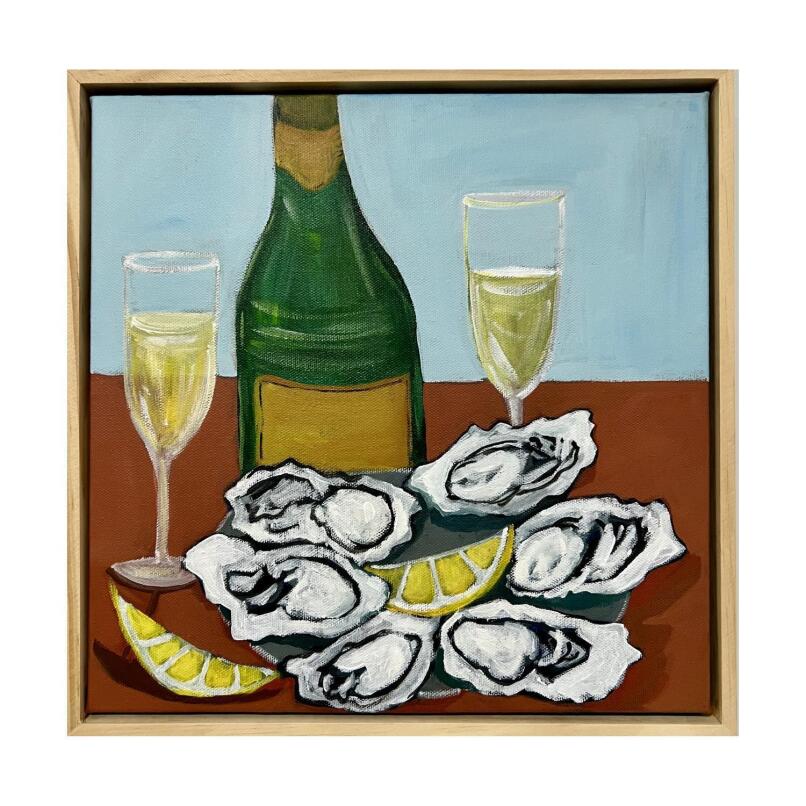 CHARLIE KUO Champagne and oysters