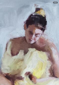 RHODA Contemplation in yellow - 4