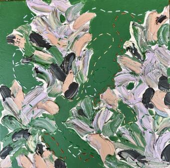 KERRIE JACOBS Embroidered Garden's Whispers - 3