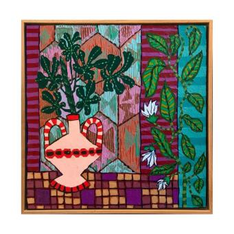 SARAH ROWE Kilim and Fig Leaves