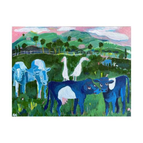 SARAH CAMPBELL The Cows Watching
