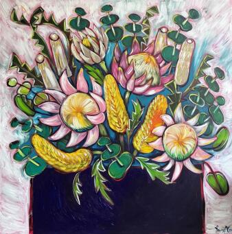 @LUCYCARART Three Banksias - 3