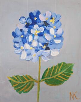 NATALIE K Single Blue Hydrangea - 3