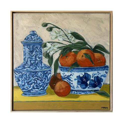 JODY RIGBY Chinoiserie and oranges
