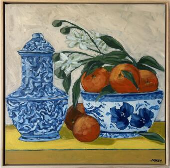 JODY RIGBY Chinoiserie and oranges - 3