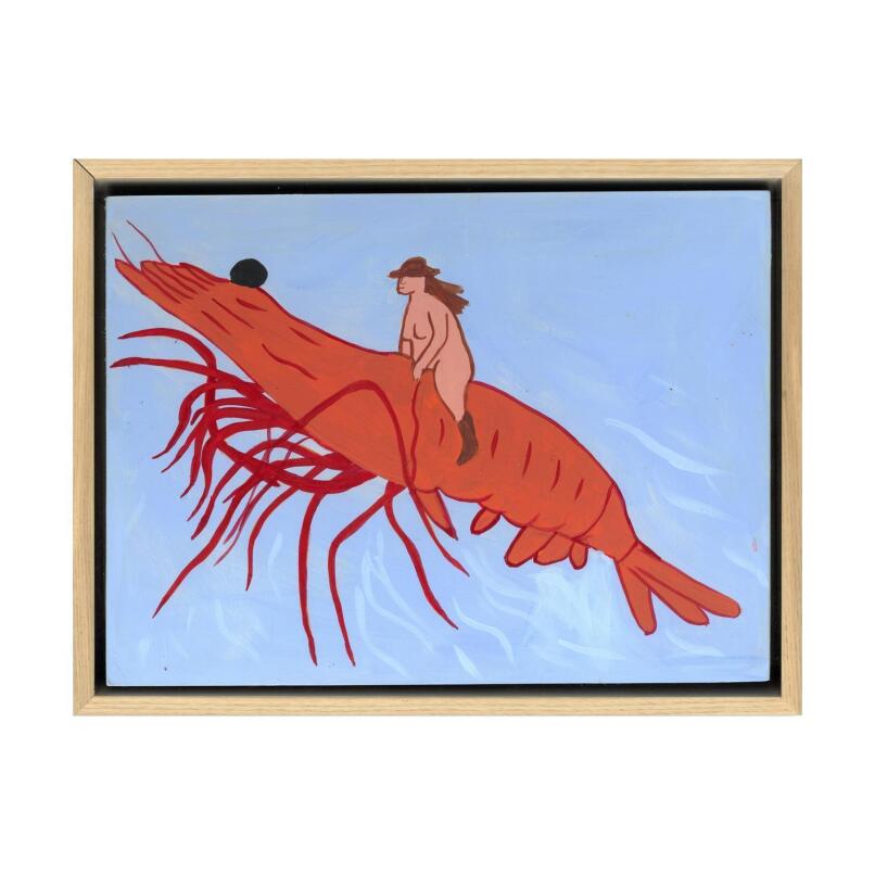EM HATTON Prawn Girl