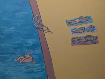 SAM MYERS Day at the Pool - 3