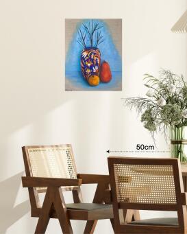 SARAH WALKER Moroccan vase, pear, and apple - 2