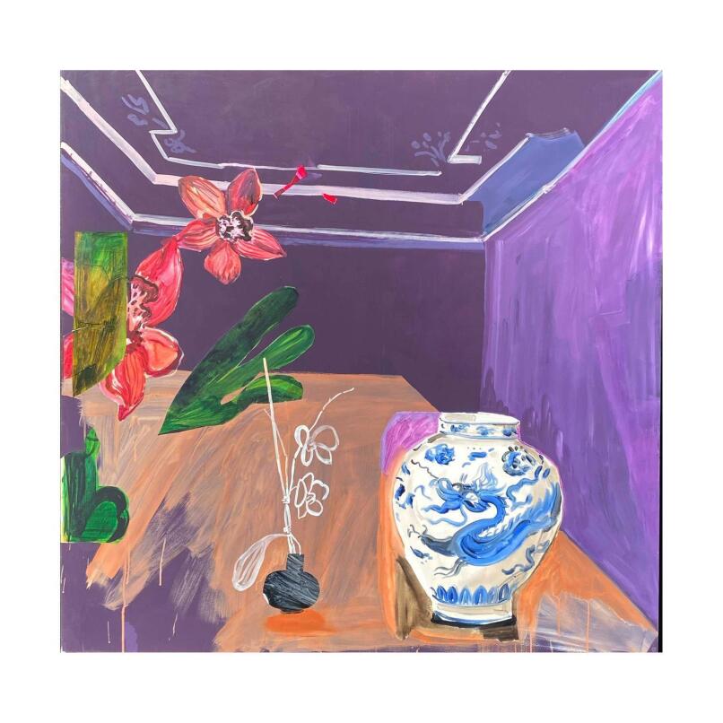 FLORIOSA Study for a Purple Interior