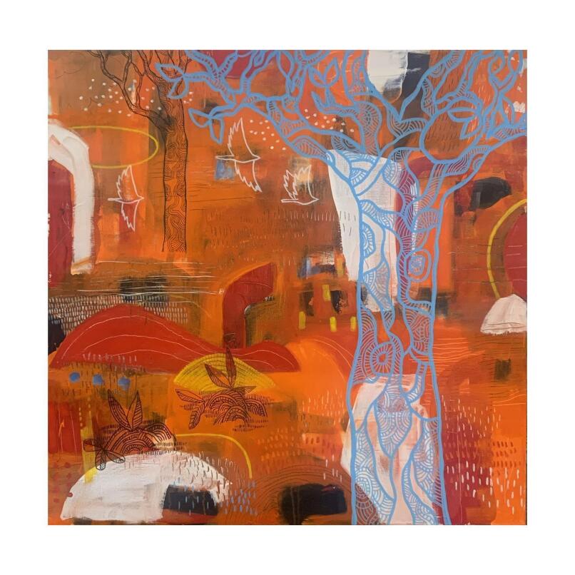 PETE GROVES Sunset Tree