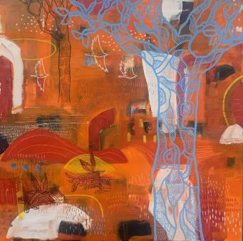 PETE GROVES Sunset Tree - 3