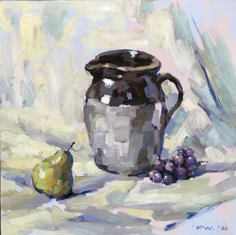 FANGMIN WU Jug, pear and grapes - 6