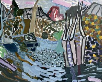 LYNNE FLEMONS Wombat Pool with Cradle Mountain - 3