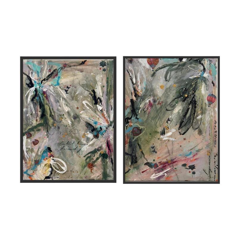 ANDREA Magical Mystery Garden Dyptych