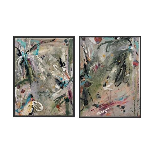 ANDREA Magical Mystery Garden Dyptych