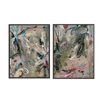 ANDREA Magical Mystery Garden Dyptych
