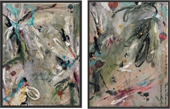 ANDREA Magical Mystery Garden Dyptych - 3
