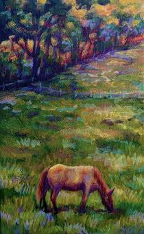 BRONWYN TRACEY Horse snacks at sunset - 5