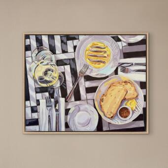 PIA REYNOLDS Lunch under striped umbrellas - 4