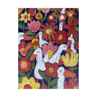 SARAH CAMPBELL In a field of Flowers