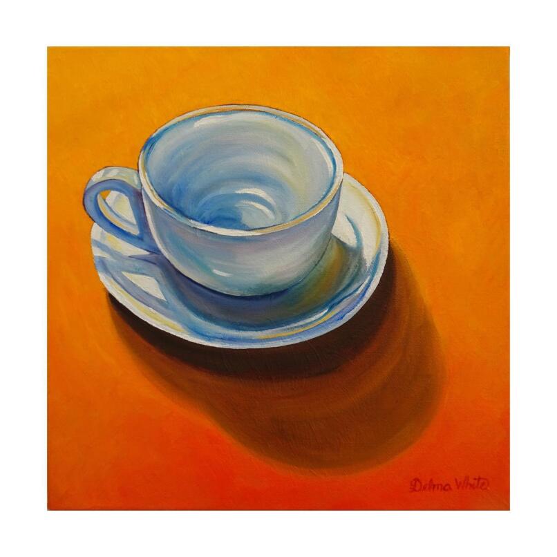 DELMA WHITE Teacup