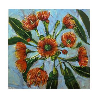 @LUCYCARART Orange Gum Flowers