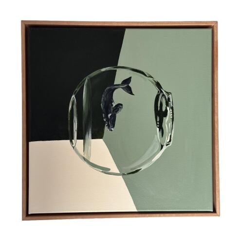 PRUDENCE COBURN Behind Glass (Southern Right Whale)