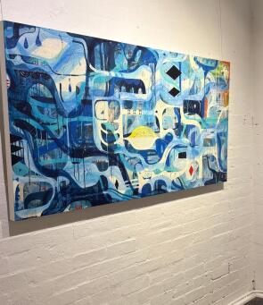 ANGELEA VAN DAM Blue Before Dawn - 7