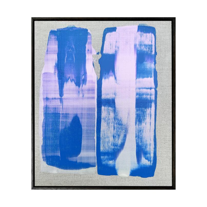 JOSH FARTCH Abstract - Blue and Interference Violet