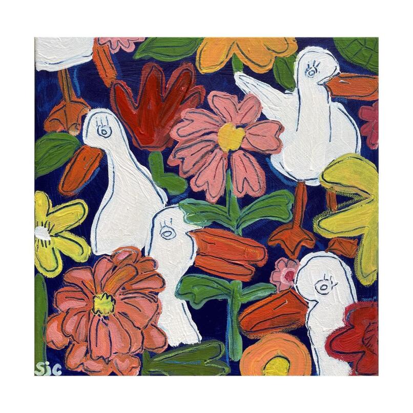 SARAH CAMPBELL Duck, Duck, Dahlia
