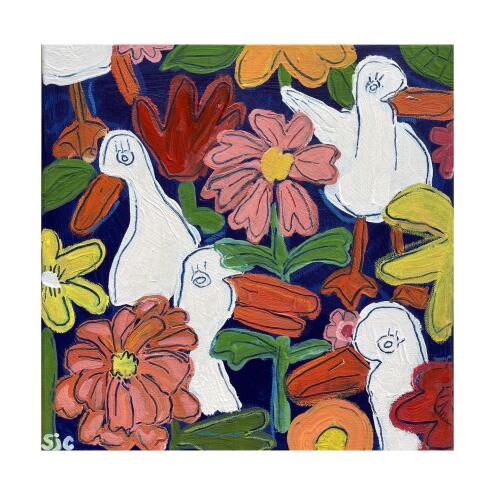 SARAH CAMPBELL Duck, Duck, Dahlia