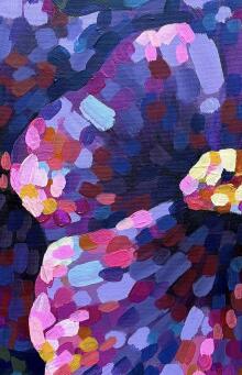 BRONWYN TRACEY Pops of pansy colour - 5